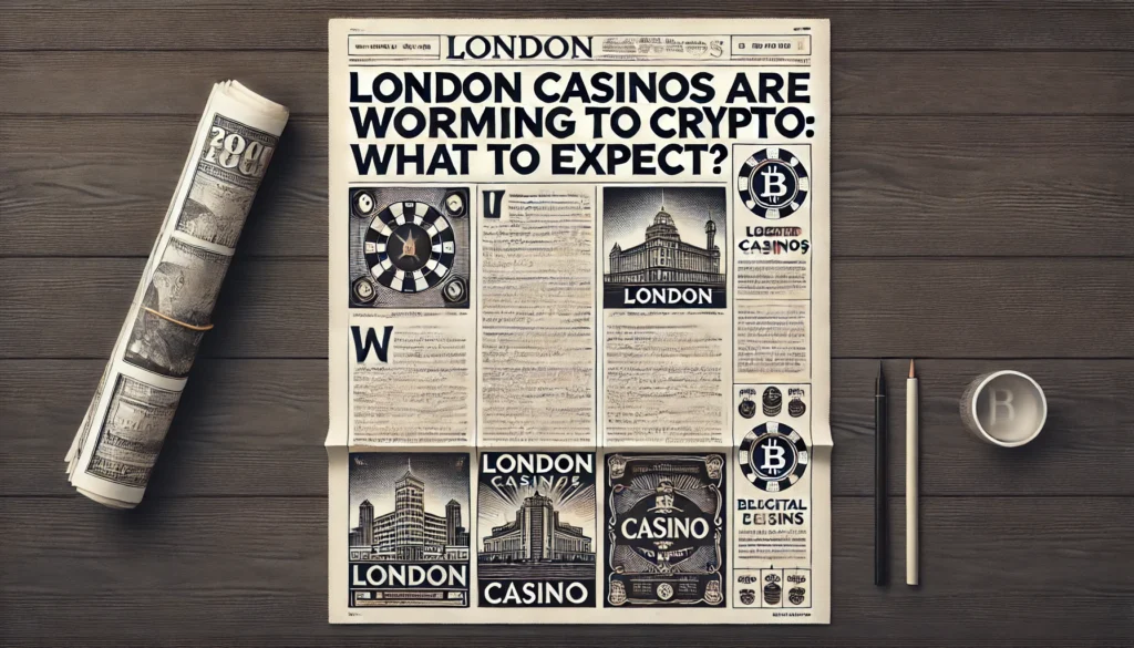 London Casinos Are Warming Up to Crypto